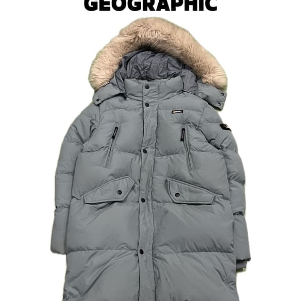 (160) 나내셔널지오그래픽 키즈/우먼스 덕다운 롱 패딩 자켓
