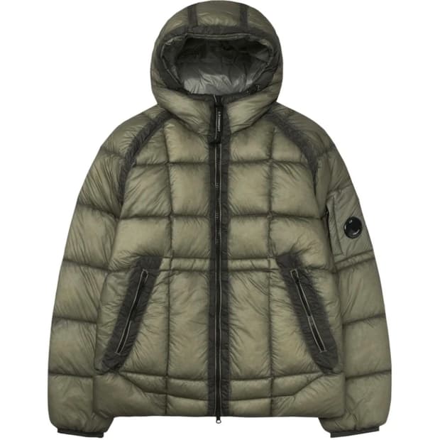 C.P. 컴퍼니 D.D. 쉘 후드 다운 자켓 펀가이 그레이 - 25FW