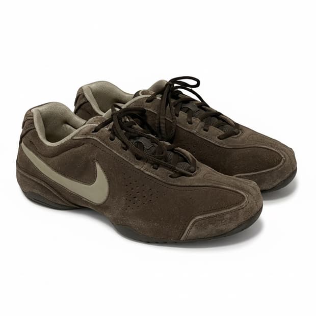 (280) 나이키 에어시리즈 6D 브라운 스웨이드 신발