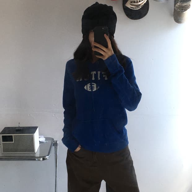 아베크롬비 자수패치 후드티