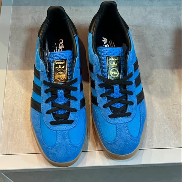 아디다스 가젤 인도어 브라이트 블루