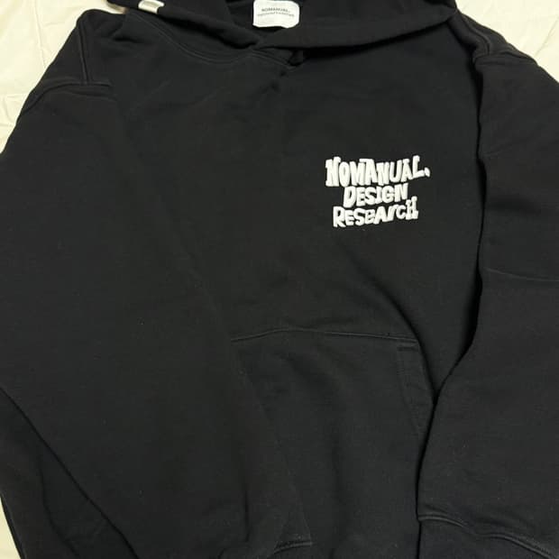 노매뉴얼 후드티 S