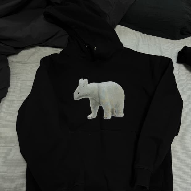 더콜디스트모먼트 polar rabbit 후드티 L