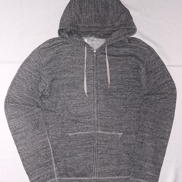 N.HOLLYWOOD 그레이 후드 집업