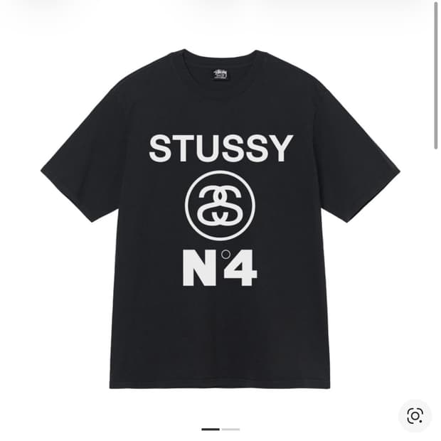스투시 피그먼트 다이드 스투시 No.4 티셔츠 블랙 (L)