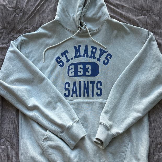 아웃스탠딩 후드티 그레이 M