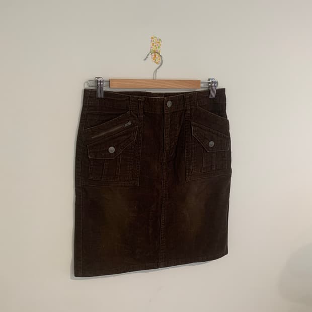 일본 빈티지 코듀로이스커트