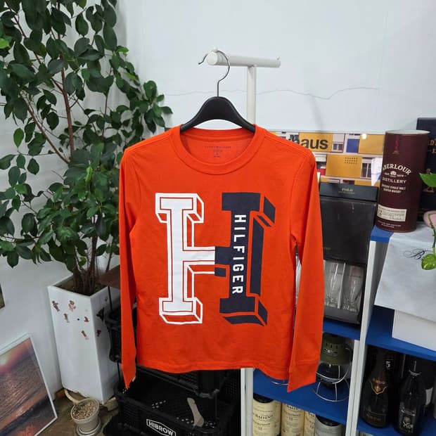 타미힐피거 키즈 프린팅 롱슬리브 M/8-10