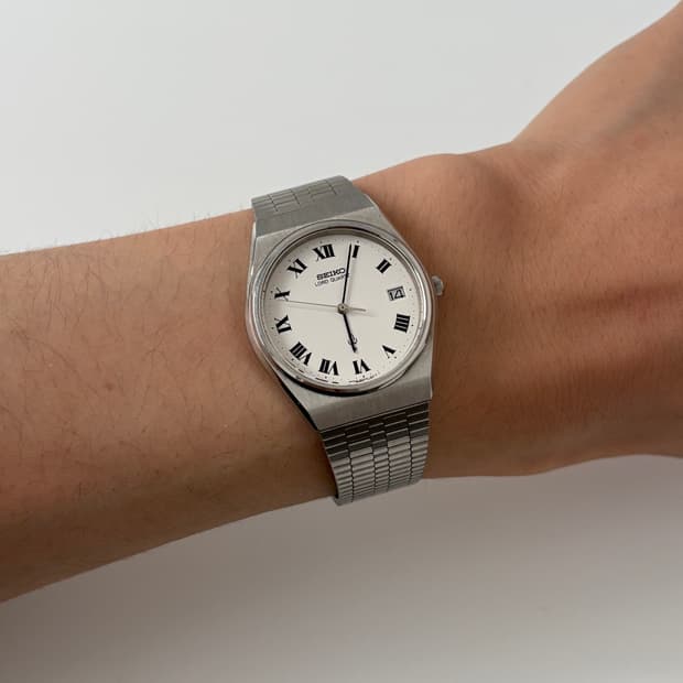 80s roman index silver lord quartz