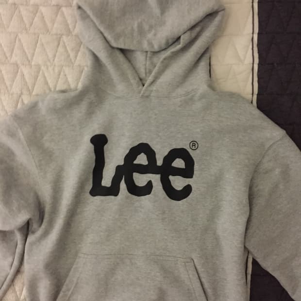 Lee 회색 후드티