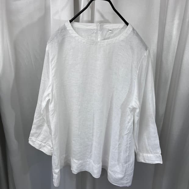 MUJI linen blouse 