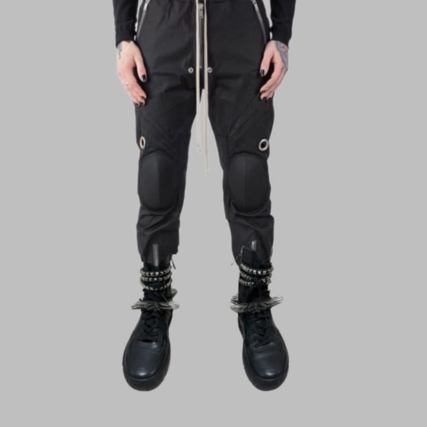 (41 size) 필립 플레인 한정판 스터드 하네스 장식 레더 부츠