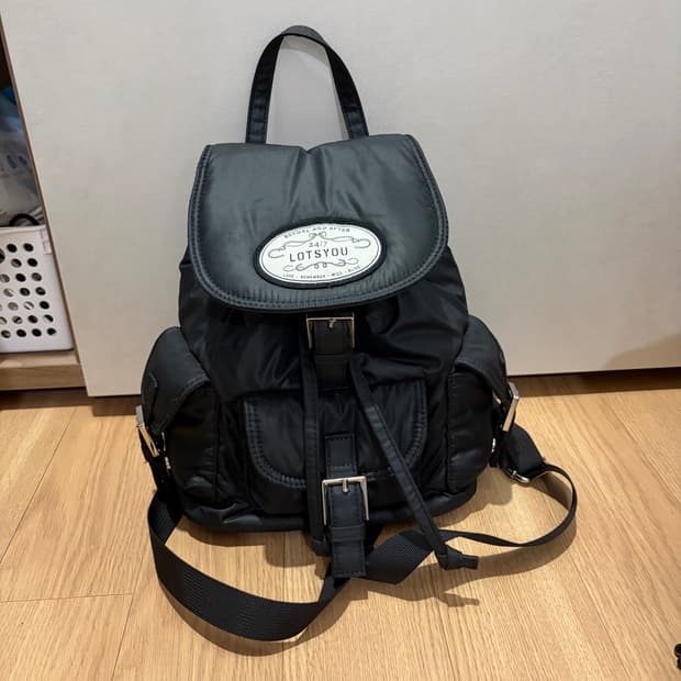라츠유 백팩 블랙 제니백팩