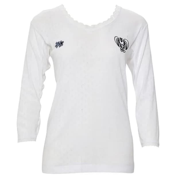 샬롬클럽 퓨로 레이스 티 화이트