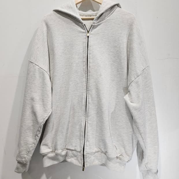Fear of God 회색 후드집업 M 국내 매장판