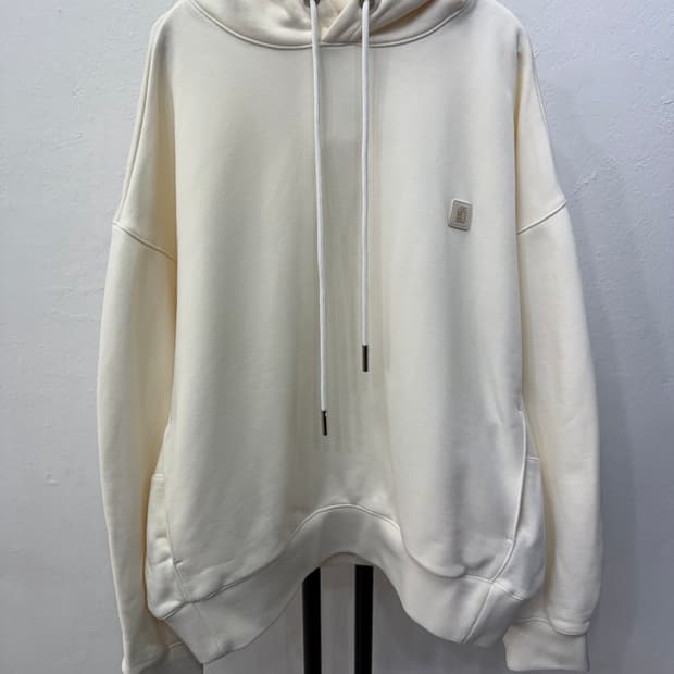 정품) 솔리드옴므 백로고 후드티 48