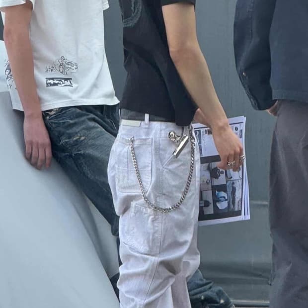 파아카이브 파 화이트 더티 워시드 진 3