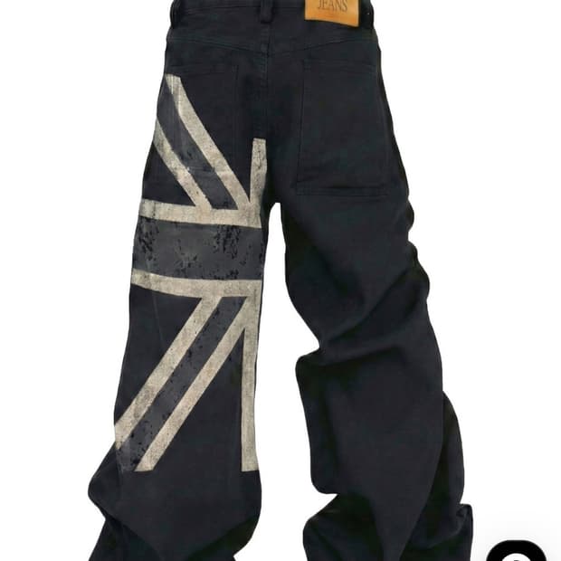 Union Fade Wide Denim Pants 