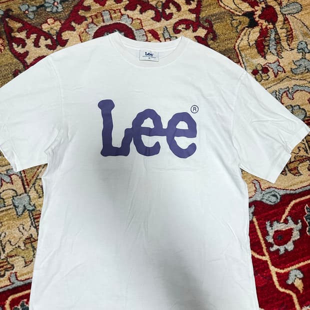 LEE 로고 반팔 티셔츠