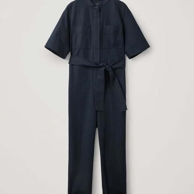 코스 cos 네이비 벨트 점프수트