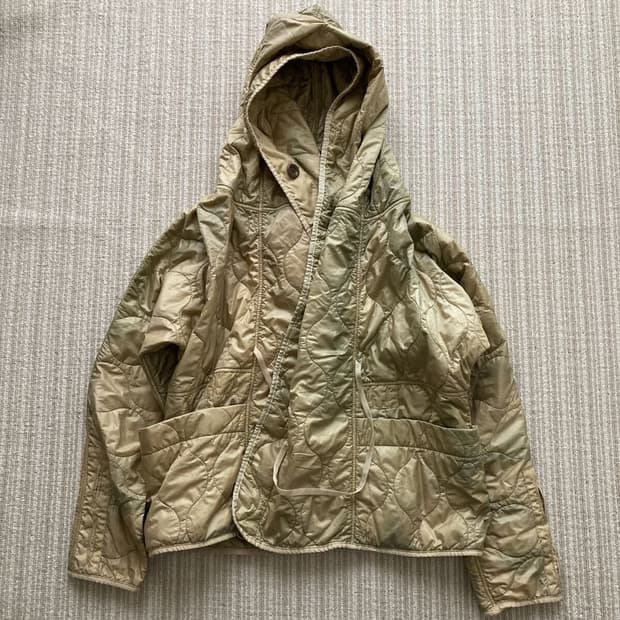 캐피탈 퀼팅 링코트 