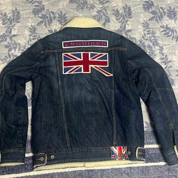 ASK 쉐르파 유니언잭 데님 자켓