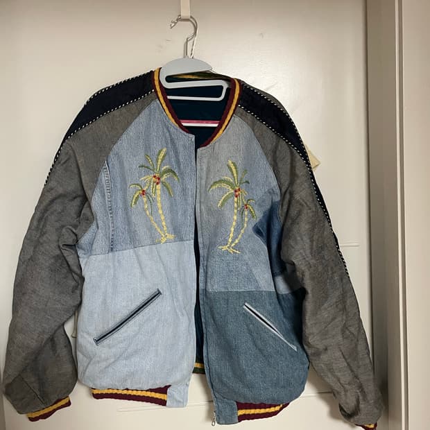 캐피탈 수베니어 리메이크 데님 자켓 L 판매합니다