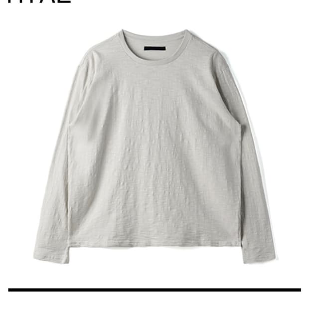 M) htae basement slub long sleeve