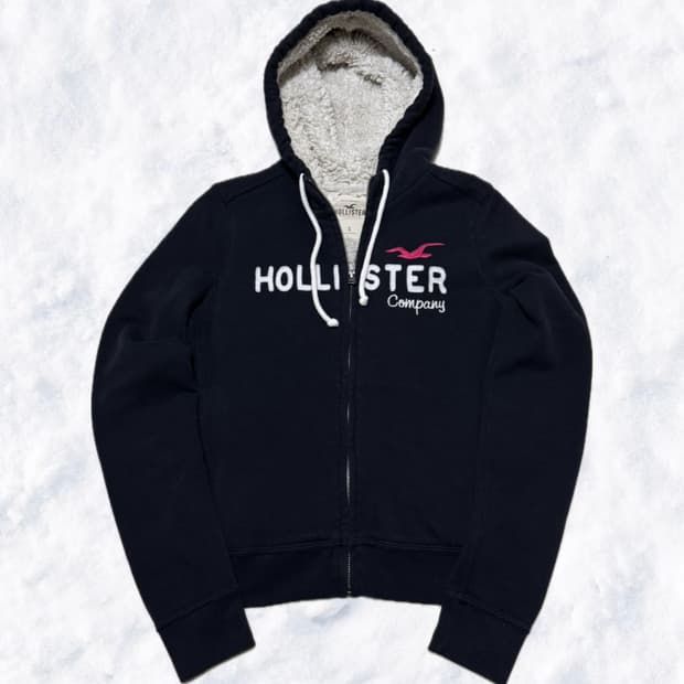 홀리스터 네이비 후드집업