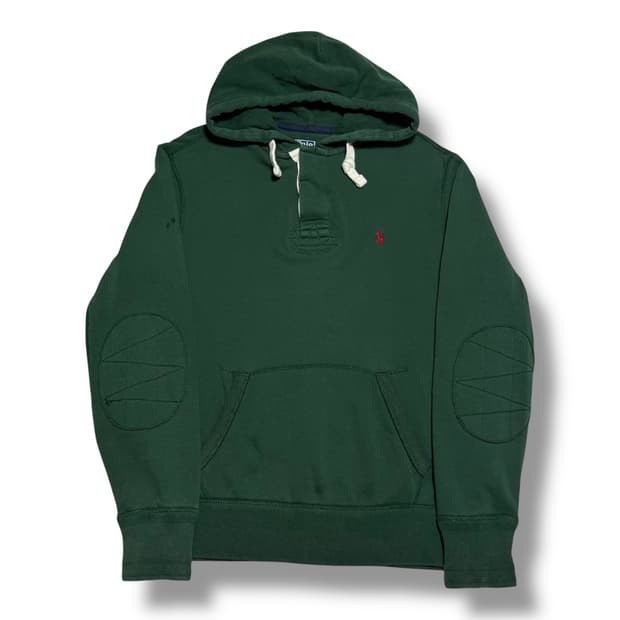 Polo Ralph Lauren 넥버튼 그린 후디