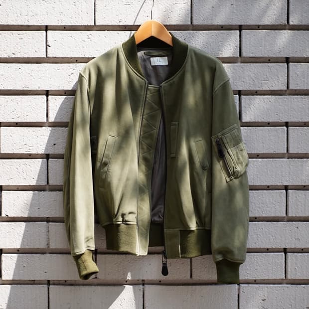 헤릴x어드레서 별주  / B-15 램 스웨이드 자켓 / 2