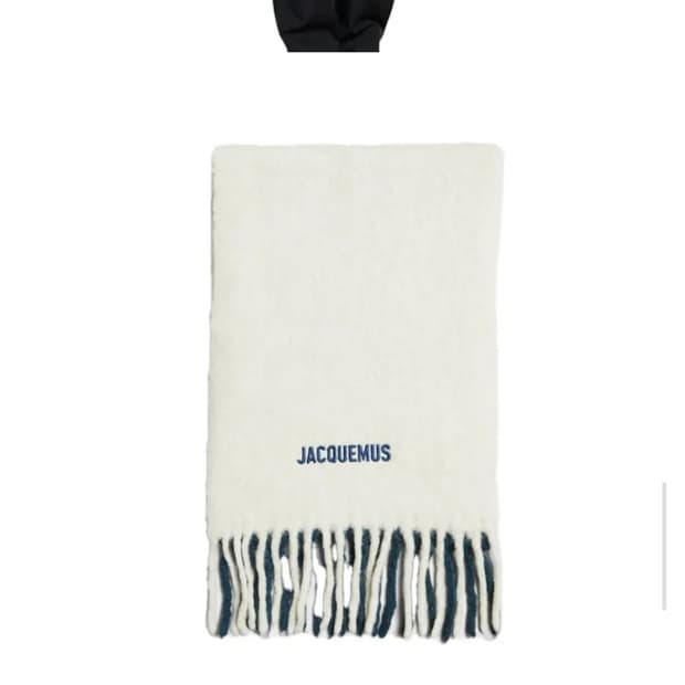 자크뮈스 레샤페 모아종 머플러 네이비