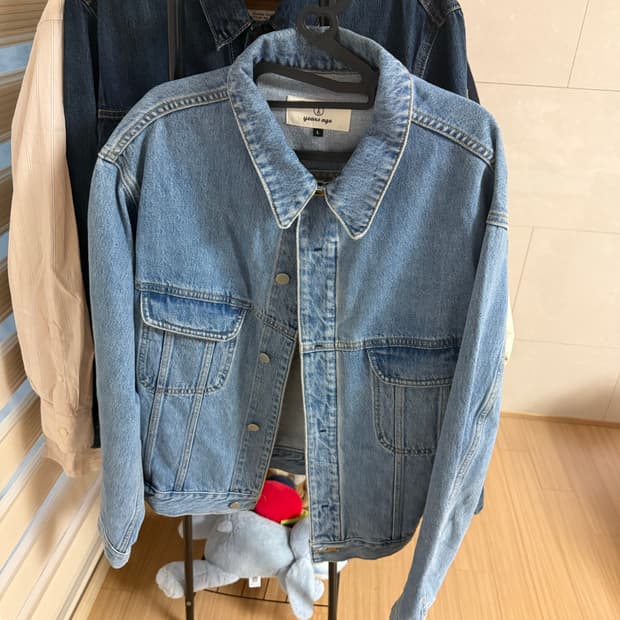이얼즈어고(yearsago) 트러커 청자켓 (L)
