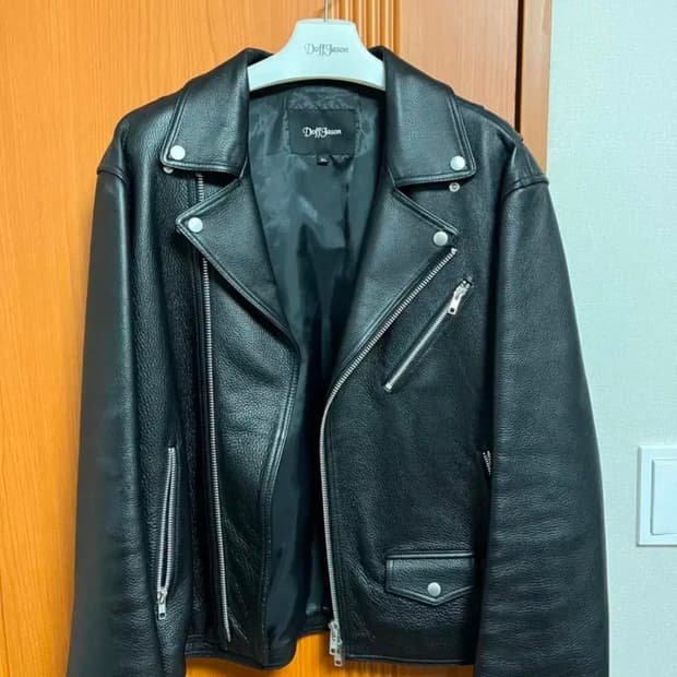 (XL)도프제이슨 카우하이드 라이더 자켓