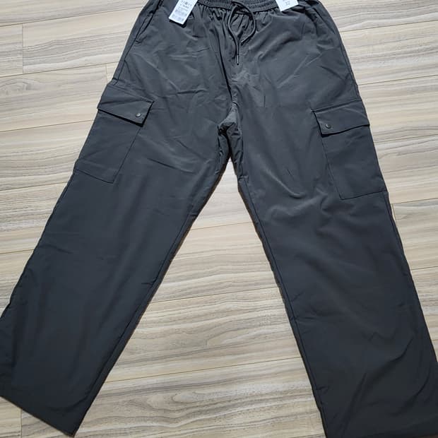 폴햄본딩기모카고밴딩팬츠바지다크카키32