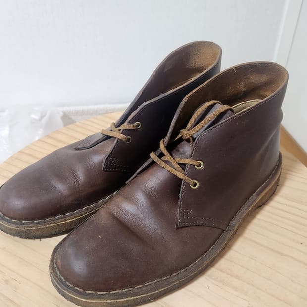 클락스 브라운 데저트 부츠 비즈왁스 260