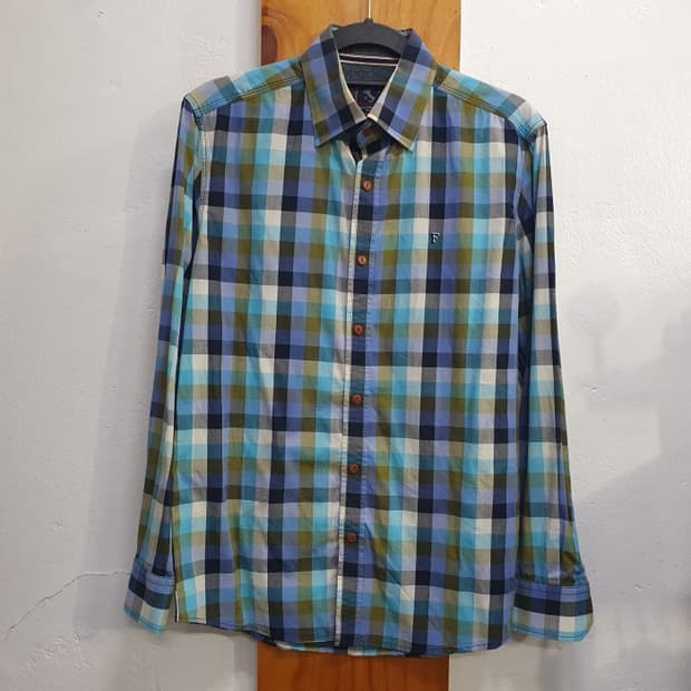 프랑코페라로  긴팔 체크셔츠(95)