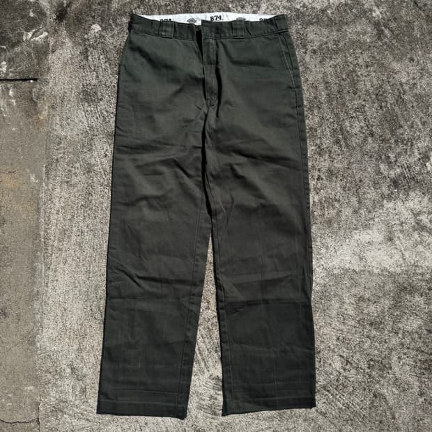 [35] Dickies 디키즈 874 카키색 팬츠