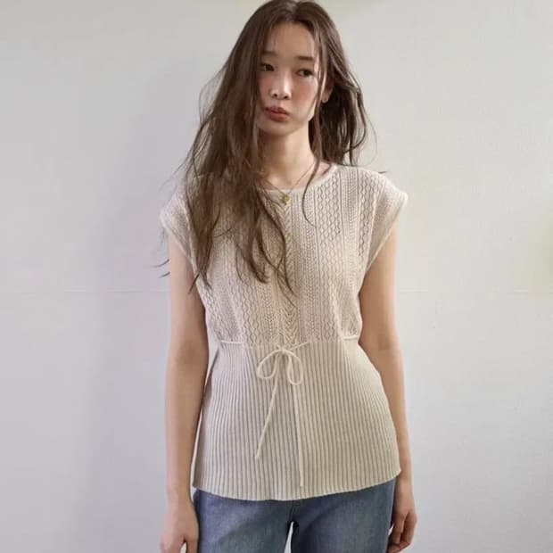 쉬이즈큐트 summer knit top