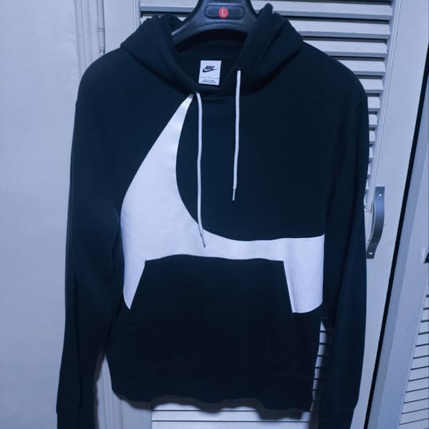 100 나이키 스우시 SBB 세미 브러쉬드 빅스우시 후드