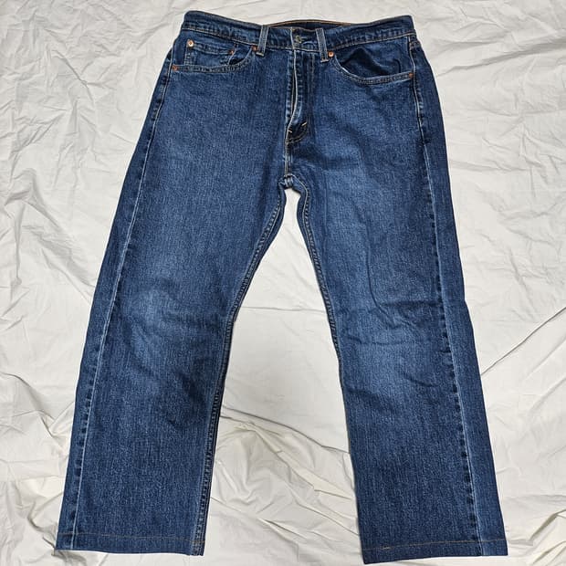 리바이스 505 중청 데님 팬츠 30