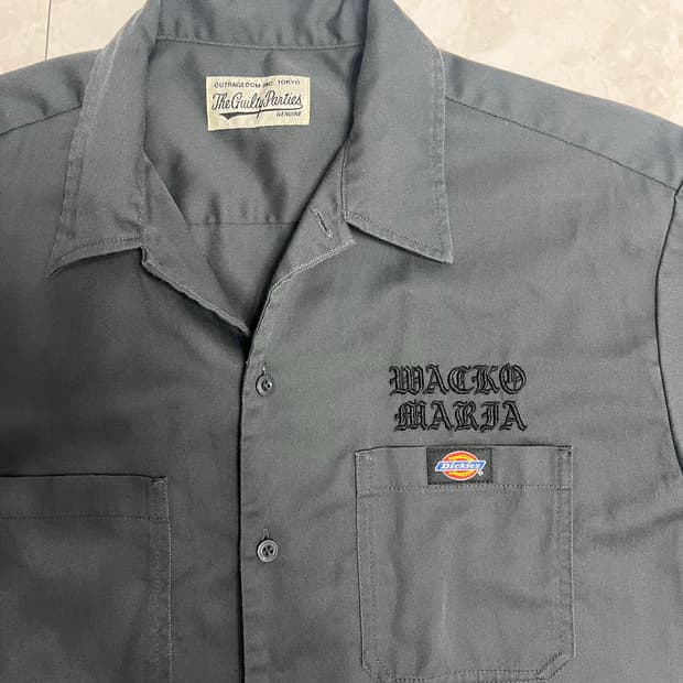 와코마리아 디키즈 워크셔츠 L
