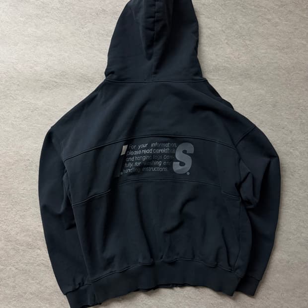 90‘s 이세이미야케 백로고 후드집업