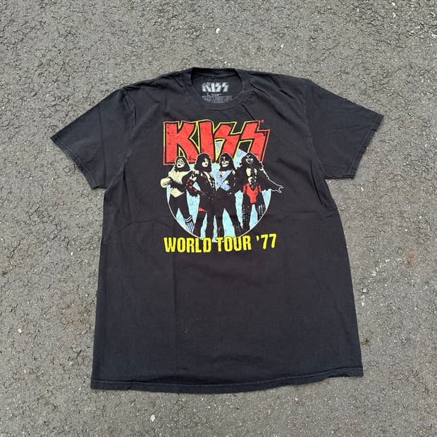 [키스] •Kiss World Tour '77 T-Shirt