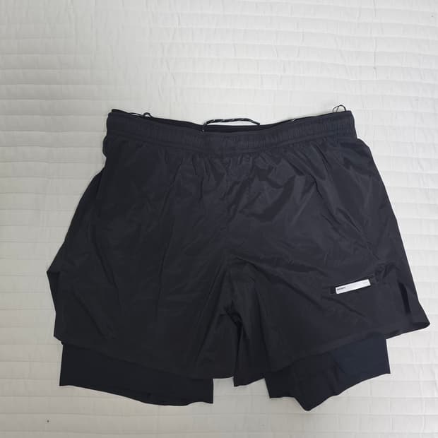 (M) 새티스파이 테크실크 8인치 쇼츠 블랙