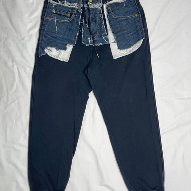 유니클로 KAWS + Warhol 리워크 스웨트팬츠