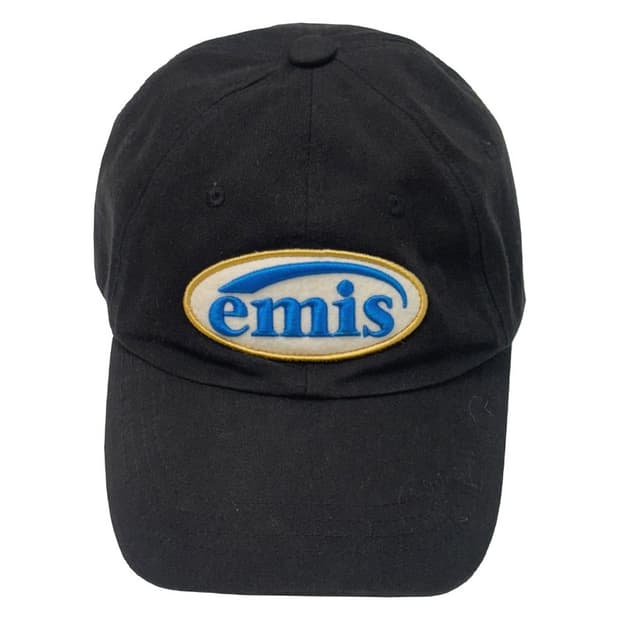 EMIS 와펜 볼캡 블랙
