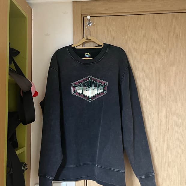 데우스 엑스 마키나 웨이브풀 애시드 크루 맨투맨 XL