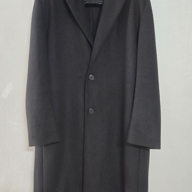 모멘트 울 블렌드 롱코트 다크 브라운,남성코트,겨울코트