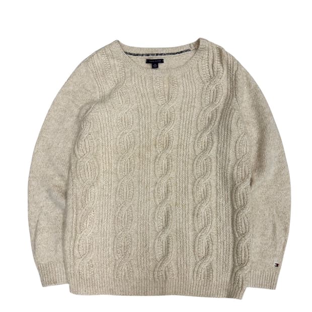 타미힐피거 니트 아이보리 (XL)